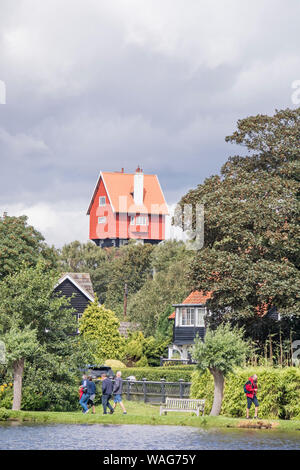 La maison dans les nuages à Aldeburgh un village côtier sur la côte du Suffolk, Angleterre, RU Banque D'Images