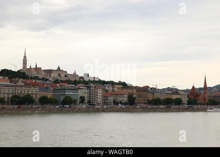 Vue sur le Danube, Budapest Banque D'Images