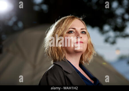 Edimbourg, Ecosse. 20 août. 2019. Poète, Jenny Lindsay assiste à une photo appel sur Edinburgh International Book Festival. Pako Mera/Alamy Live News Banque D'Images