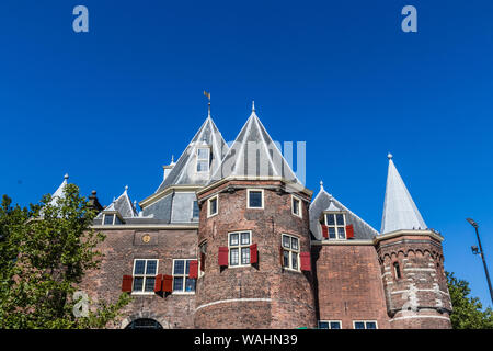 La Waag ("balance") à Amsterdam Banque D'Images