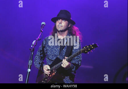 Rio de Janeiro, le 25 septembre 2015. Guitarrist Daron Malakian de System Of A Down pendant la présentation à Rock in Rio 2015 à Rio de Janeiro, Braz Banque D'Images