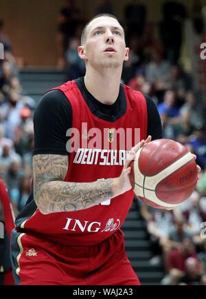 Hamburg, Deutschland. 18 Aug, 2019. firo : 18.08.2019, basket-ball, VTG DBB, Supercoupe Allemagne - Pologne, l'utilisation de crédit dans le monde entier | : dpa/Alamy Live News Banque D'Images