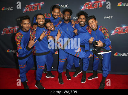 Hollywood, CA. 20e Août, 2019. V.imbattable, à l'AMERICA'S GOT TALENT 'Quart de finale 2' à l'épisode 1414 Kodak Theater à Hollywood, Californie le 20 août 2019. Credit : Faye Sadou/media/Alamy Punch Live News Banque D'Images