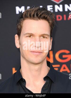 Los Angeles, CA. 20e Août, 2019. Ted McGrath aux arrivées pour ANGEL EST TOMBÉ Premiere, Regency Village Theatre - Westwood, Los Angeles, CA 20 août 2019. Credit : Elizabeth Goodenough/Everett Collection/Alamy Live News Banque D'Images