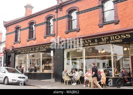 L'Australie, la Tasmanie. Boulangerie populaires dans quartier historique, Point de bataille Hobart Banque D'Images