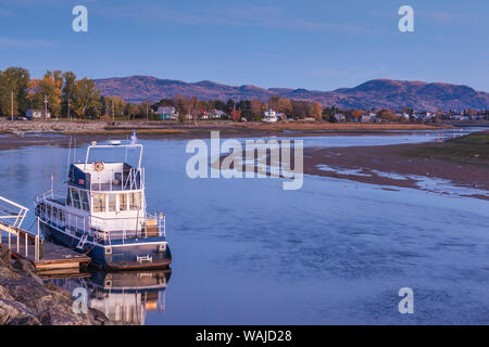 Canada, Québec, Baie St-Paul. Fleuve Saint-Laurent Banque D'Images