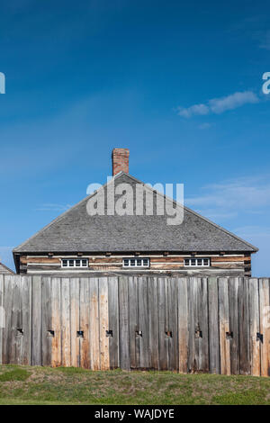 Canada, Québec, Témiscouata-sur-le-Lac, Fort Ingall, ancien fort construit en 1839 Banque D'Images