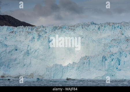 Le Groenland. Eqip Sermia. Face du glacier. Banque D'Images