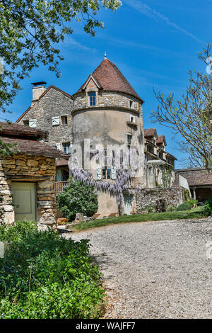 La France, la garrigue. Mas de garrigue. (PR) Banque D'Images