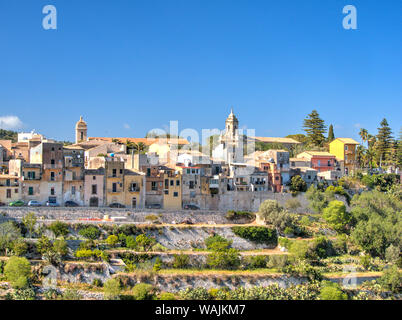 Italie, Sicile, Ragusa. Ville du patrimoine de l'UNESCO Banque D'Images