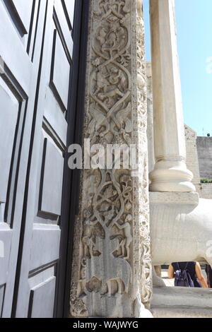 Bari, Italie - 15 juillet 2019 : la Basilique San Nicola Banque D'Images