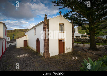 Le Portugal, Açores, l'île de Santa Maria, Anjos. Endroit où Christophe Colomb a frappé après avoir découvert le Nouveau Monde, Igreja Nossa Senhora dos Anjos, première église dans les Açores, 15e siècle Banque D'Images