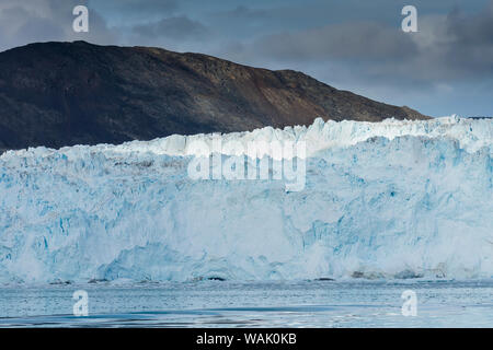 Le Groenland, Eqip Sermia. Face du glacier. Banque D'Images