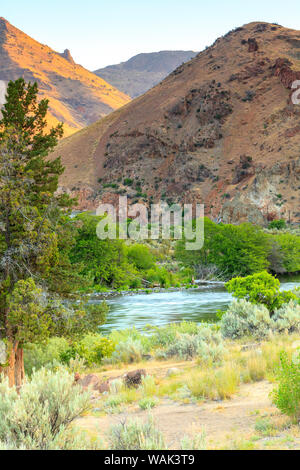 Abaisser Deschutes River, le Centre de l'Oregon, USA Banque D'Images