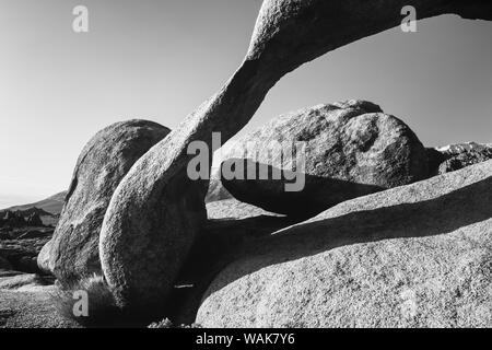 Arche de pierre, Alabama Hills National Recreation Area, Californie Banque D'Images