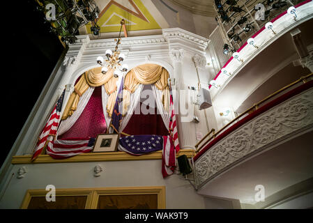 USA, Washington D.C. Ford's Theater, lieu de l'assassinat du président Abraham Lincoln, théâtre présidentiel fort (usage éditorial uniquement) Banque D'Images