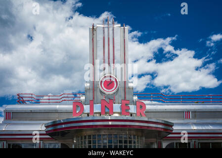 USA, New York, Hyde Park. Hyde Park Diner Banque D'Images