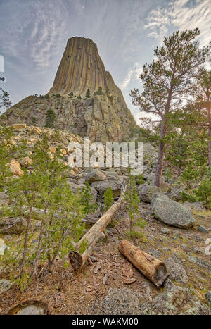 Vue depuis les environs de la Tour du Diable près de Sundance, Wyoming, USA. En tant que crédit : Fred Seigneur / Jaynes Gallery / DanitaDelimont.com Banque D'Images