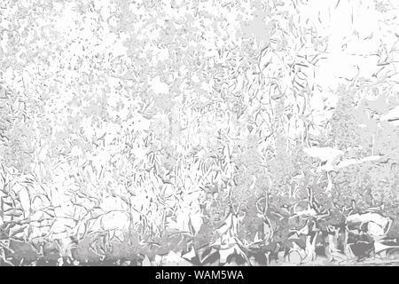 Ancienne peinture splatter vector background texture noir et blanc. Scratch Grunge modèle mur pour l'oeuvre d'incrustation. Illustration de Vecteur