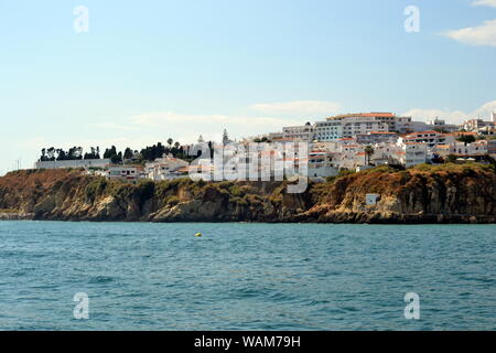 Peneco Beach, Albufeira, Algarve, Portugal, la mer d'été Banque D'Images