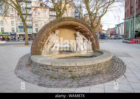 Centre-ville de Bristol CWS King George V Memorial Fountain Banque D'Images