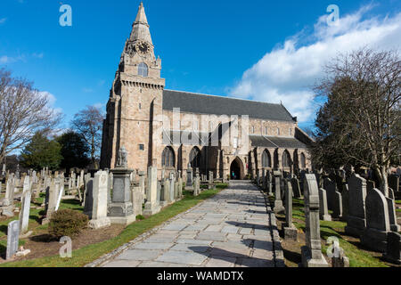 La Cathédrale St Machar, Old Aberdeen, Aberdeen, Écosse, Royaume-Uni Banque D'Images