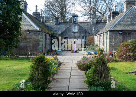 Ancien Hôpital Mitchell (maintenant des maisons privées) sur la High Street, Old Aberdeen, Aberdeen, Écosse, Royaume-Uni Banque D'Images