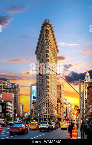 Flatiron Building, New York City, USA Banque D'Images