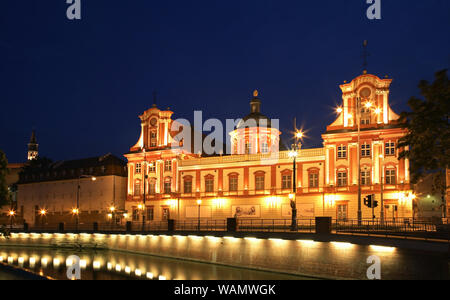 Ossolinski (Institut national) de l'Ossolineum de Wroclaw. Pologne Banque D'Images