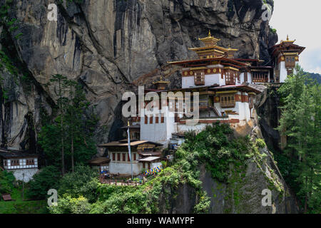 Nid du tigre - monastère de Taktsang Banque D'Images