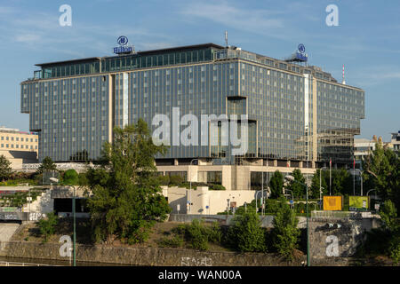 La vue sur l'hôtel Hilton de Karlin (CTK photo/Vaclav Zahorsky) Banque D'Images