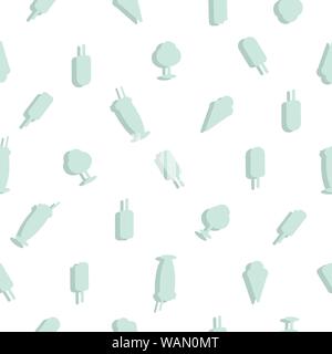 Des glaces menthe pâle motif transparent vecteur Illustration de Vecteur