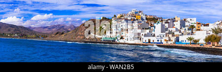 Belle de l'île de Fuerteventura, Las Playitas Village. Îles Canaries Banque D'Images