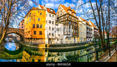 Belle Ville de Bamberg, monuments de l'Allemagne, Bavière Banque D'Images