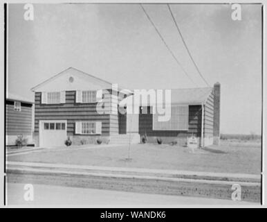 Pays Village maison modèle, Plainview, Long Island. Banque D'Images