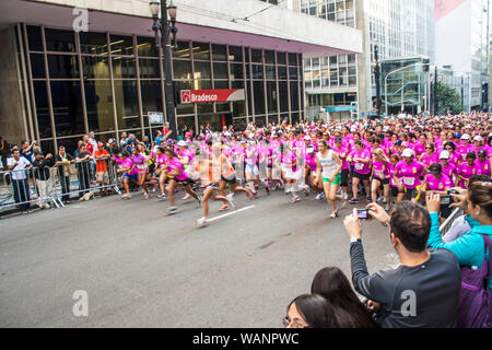 McDonalds 5k, Race Street, São Paulo, Brésil Banque D'Images