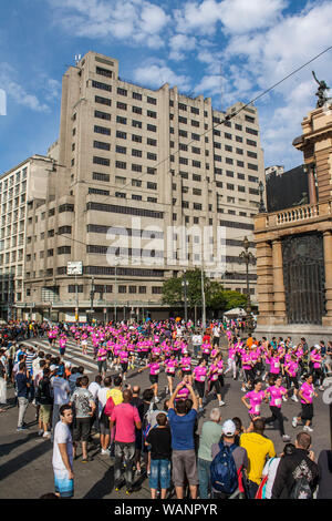 McDonalds 5k, Race Street, São Paulo, Brésil Banque D'Images