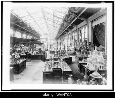 La pièce de cristal dans le Palais d'industries diverses, l'Exposition de Paris, 1889 Banque D'Images