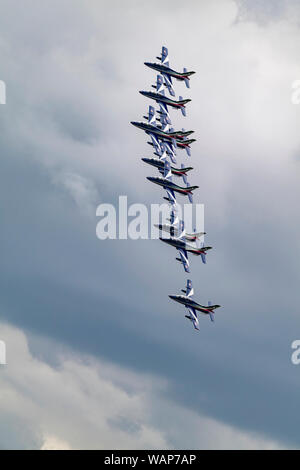 Armée de l'air italienne Frecce, Tricolri au Royal International Air Tattoo 2019 Banque D'Images