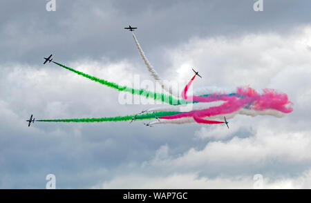 Armée de l'air italienne Frecce, Tricolri au Royal International Air Tattoo 2019 Banque D'Images