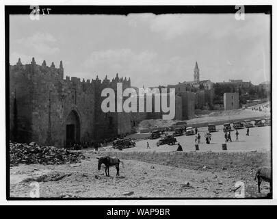 Porte de Damas après l'autorisation de pente. 1937 oct. Banque D'Images