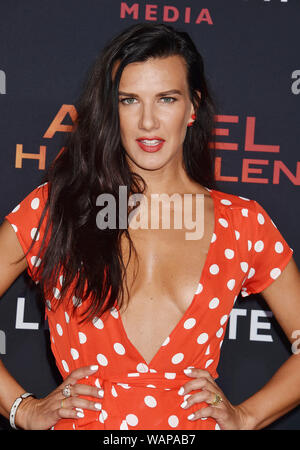 WESTWOOD, CA - le 20 août : Natalie Burn assiste à la première mondiale de la 'ange de Lionsgate a baissé" au Regency Village Theatre le 20 août 2019 à Westwood, en Californie. Banque D'Images