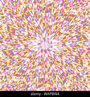 Modèle polygonal géométriques hypnotique fond mosaïque colorée - conception d'illustration vectorielle Résumé psychédélique Illustration de Vecteur