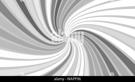 Abstrait gris spirale hypnotique ray fond de rayure - vector design Illustration de Vecteur