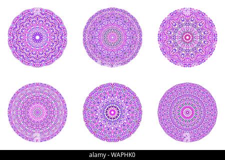 Modèle Floral mandala collection - dessins ornementaux abstract vector background sur Illustration de Vecteur