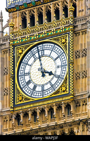 Close up shot of Big Ben tour de l'horloge Banque D'Images