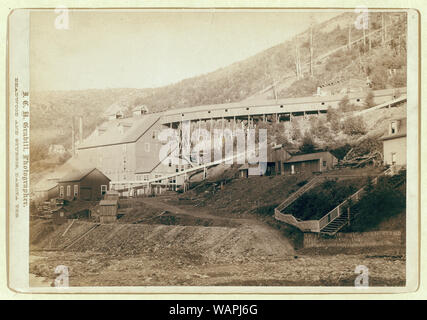 De Smet Gold Stamp Mill, Central City, Dak. Banque D'Images