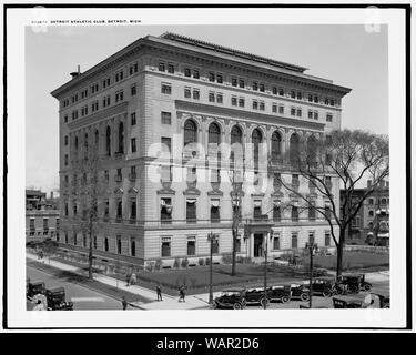 Athletic Club de Detroit, Detroit, Michigan. Banque D'Images