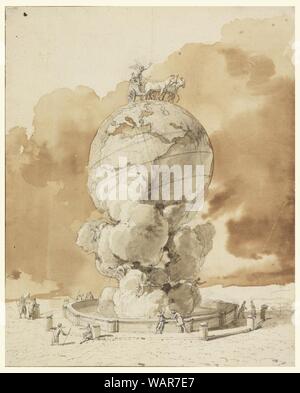 Dessin, conception d'un monument public à être érigée sur une place de Paris, ca. 1802 Banque D'Images
