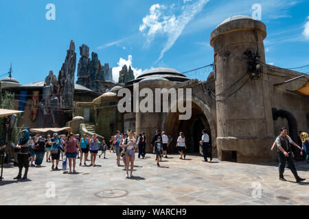 Orlando, FL/USA-8/20/19 : Disney's Hollywood Studios Star Wars Galaxy's Edge. Banque D'Images